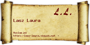 Lasz Laura névjegykártya